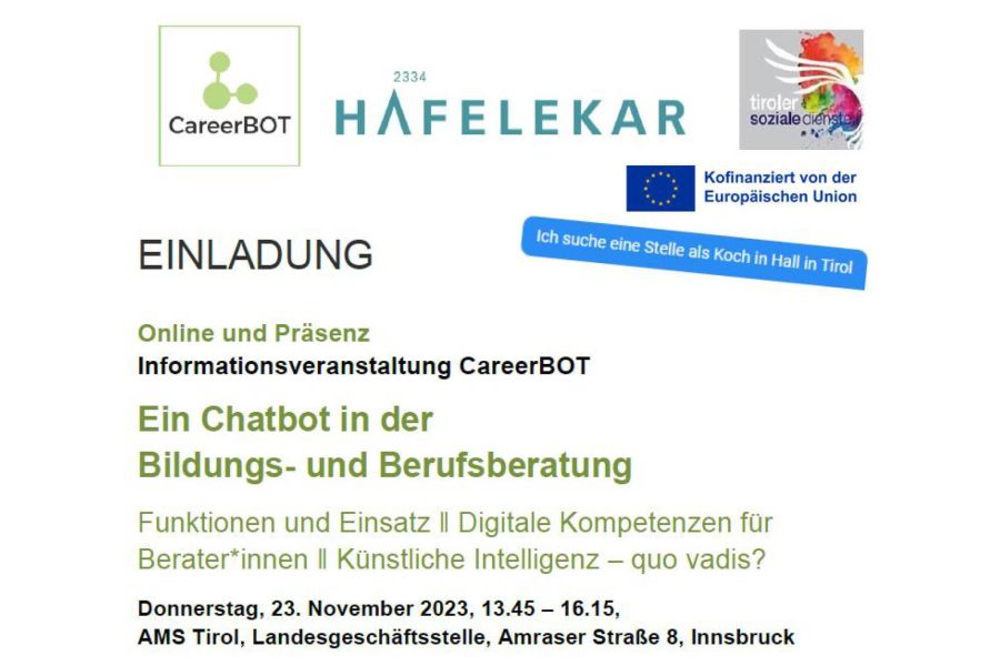 Informationsveranstaltung CareerBOT